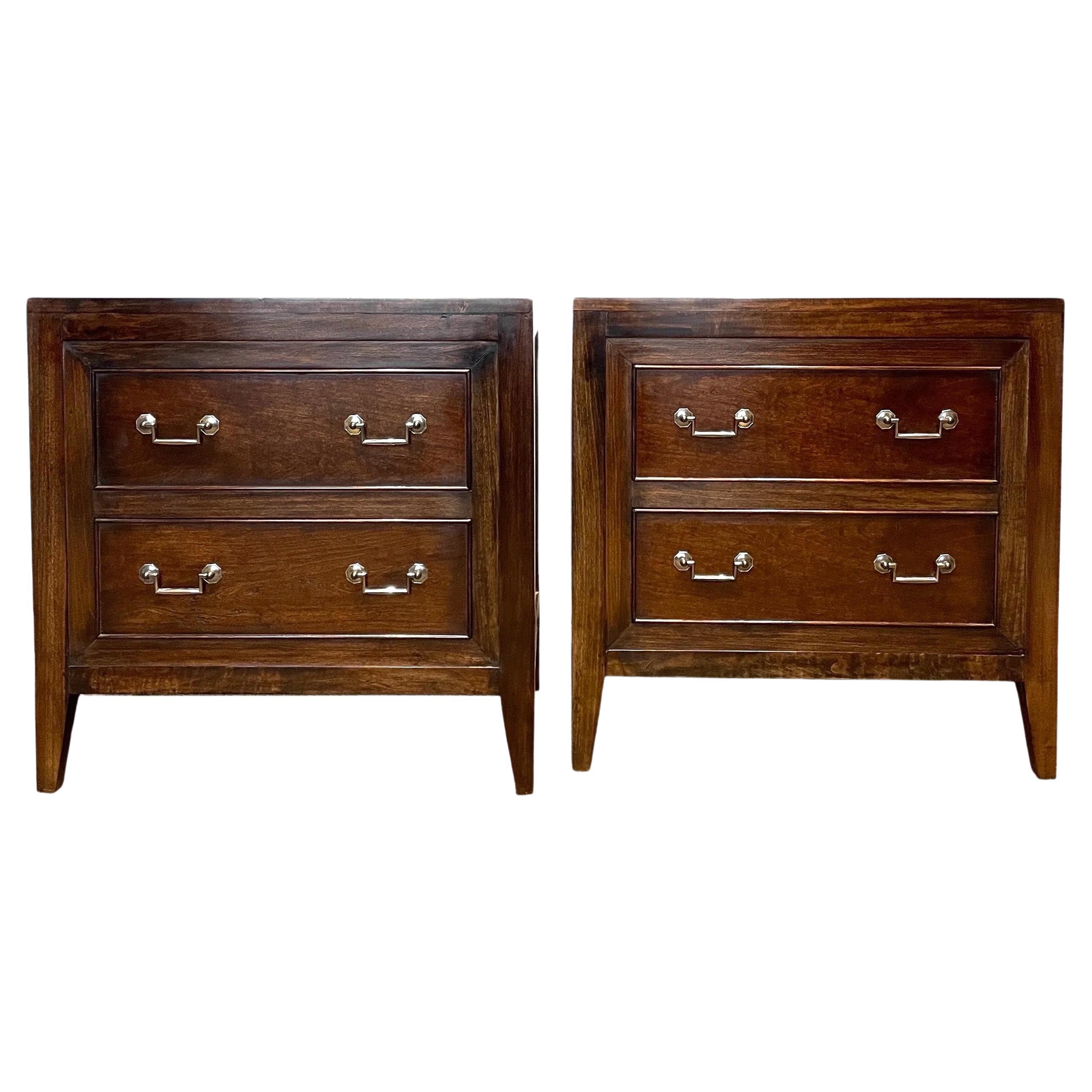 Bedside Chests Directoire style (pair)