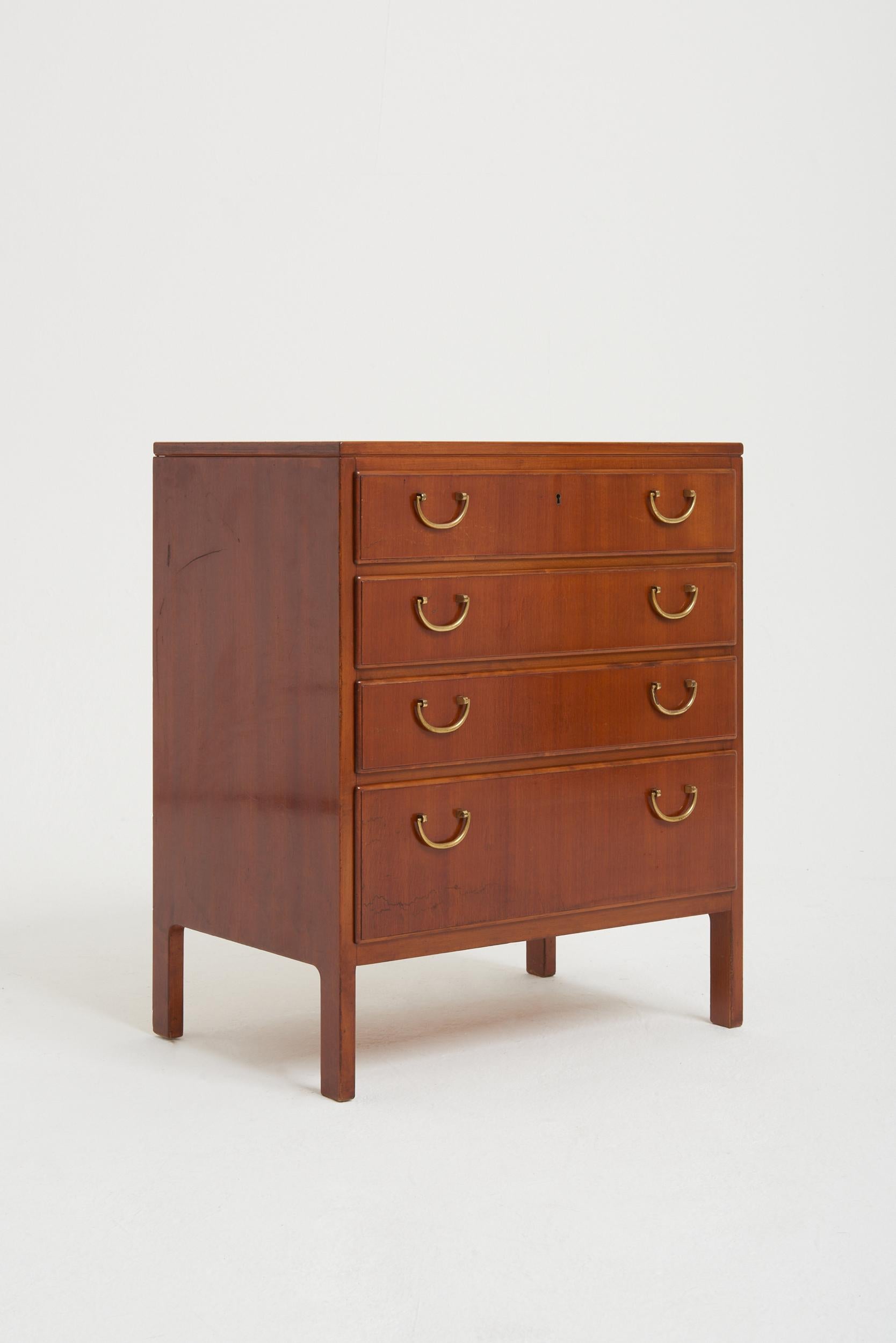 Pair of Bedside Chests of Drawers by David Rosen for Nordiska Kompaniet In Good Condition In London, GB