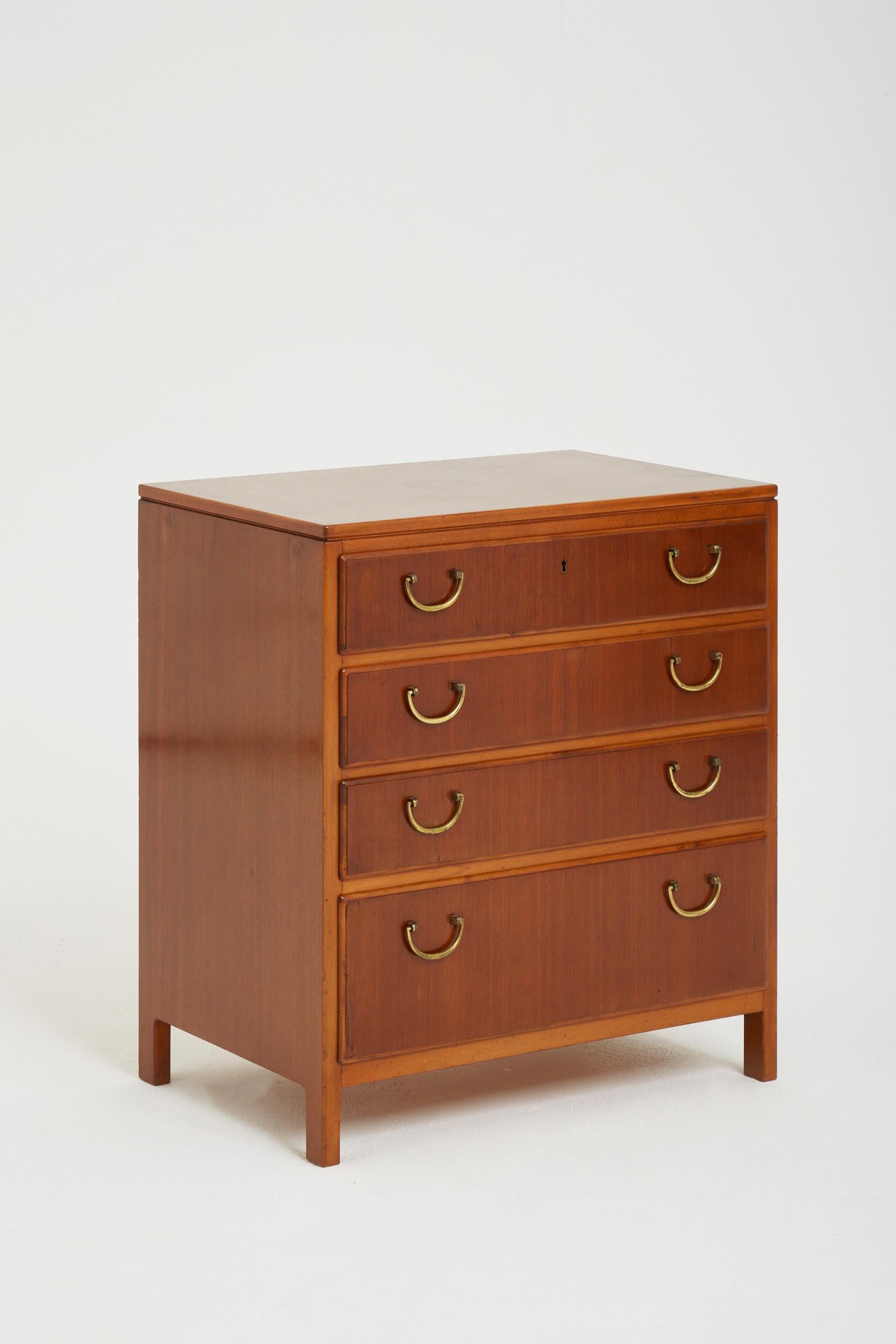 Pair of Bedside Chests of Drawers by David Rosen for Nordiska Kompaniet In Good Condition In London, GB