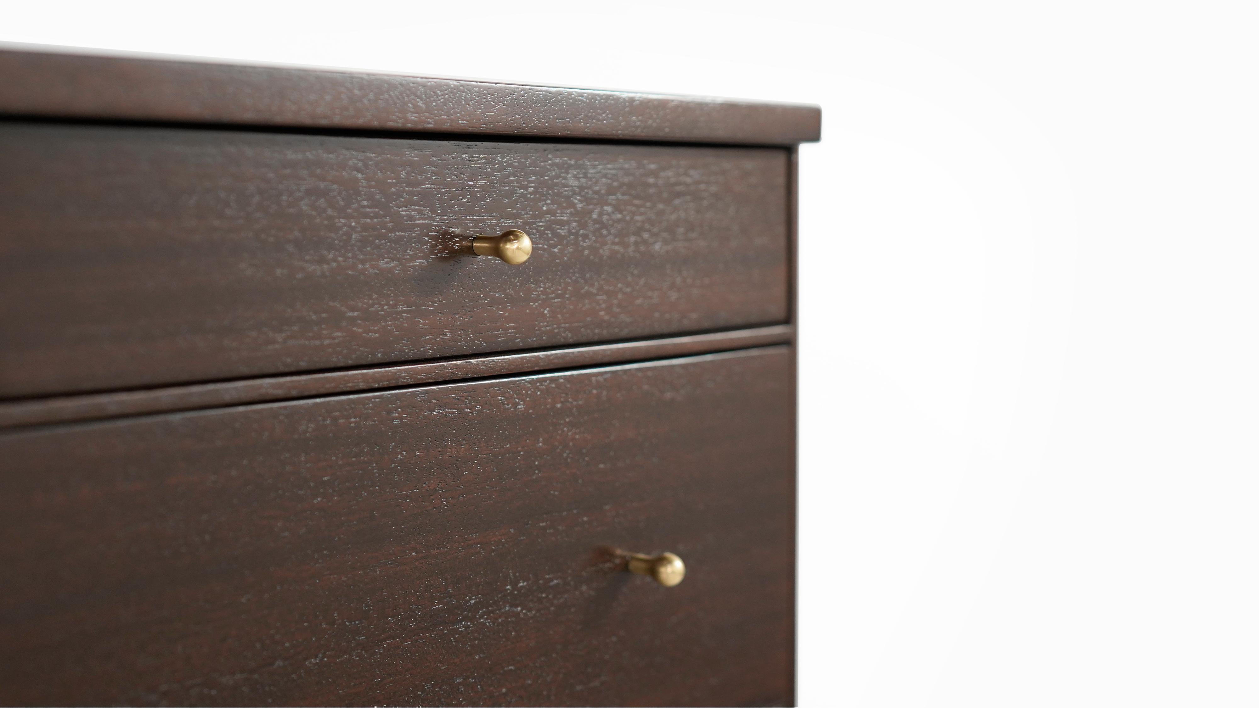 Pair of Bedside Mahogany Chests by Paul McCobb, Calvin Group, 1950s 2