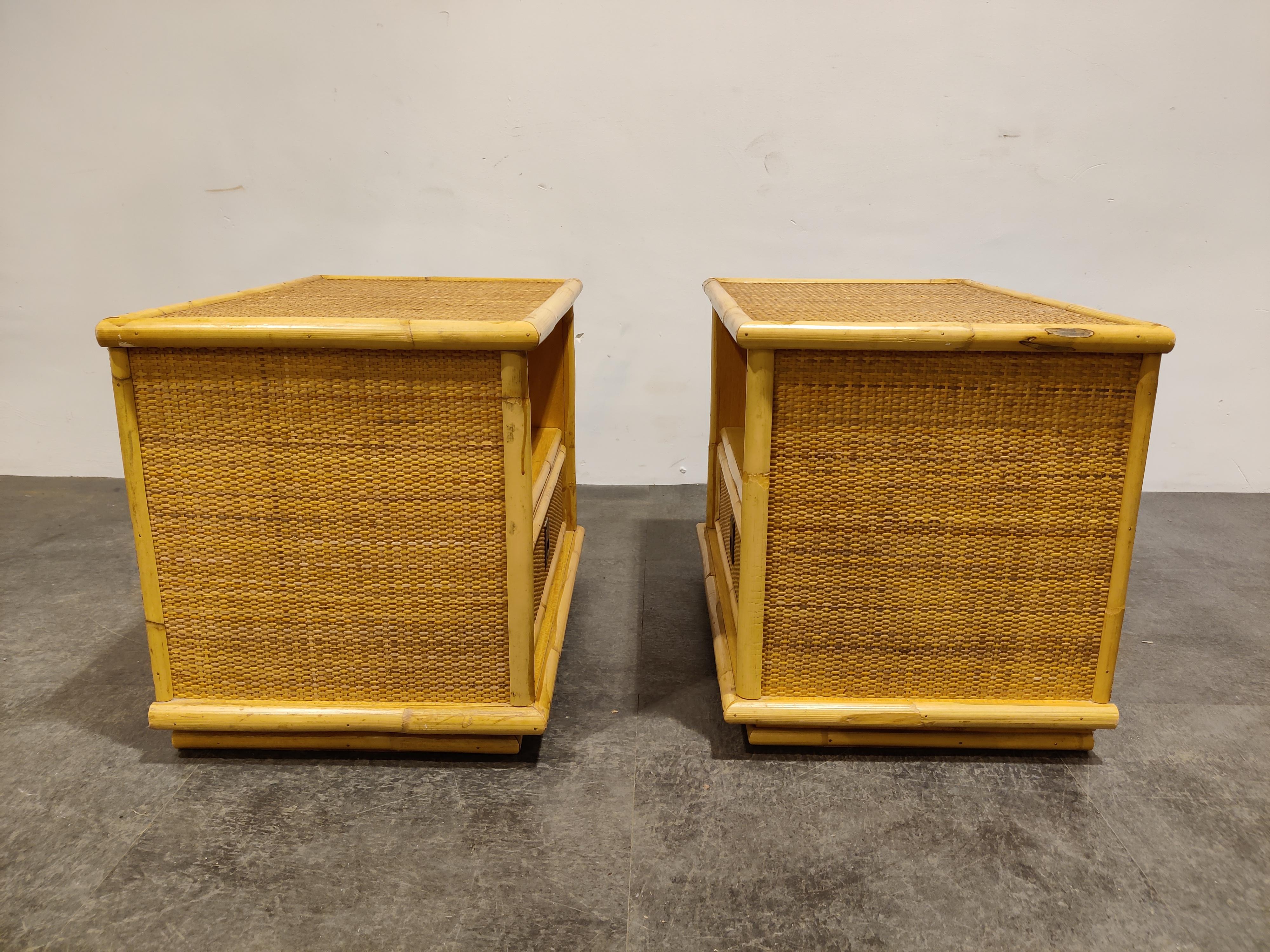 Pair of Bedside Night Stands by Dal Vera, 1960s 1