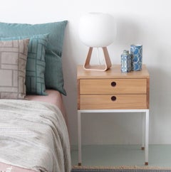 Pair of bedside table model Cosmopol. 2 drawers