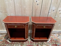 Paire de tables de chevet de 1970 « Maurice Hirsch »