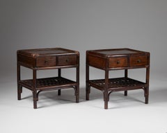 Pair of Bedside Tables, Anonymous for DUX, Sweden, 1960s