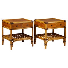 Vintage Pair of Bedside Tables, Anonymous for DUX, Sweden, 1960s