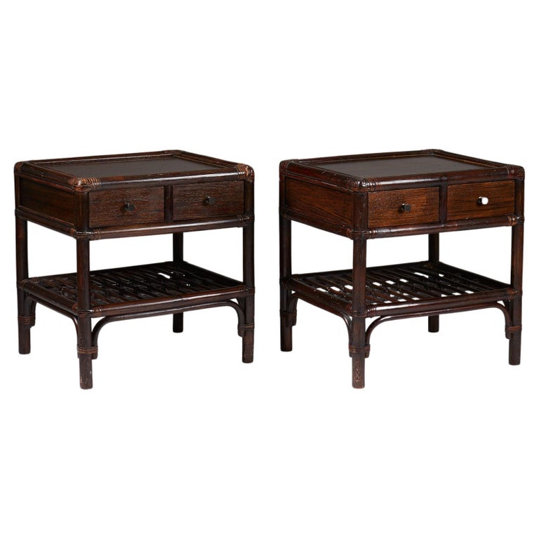 Pair of Bedside Tables, Anonymous for DUX, Sweden, 1960s For Sale