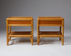 Pair of Bedside Tables, Anonymous, Sweden, 1960's