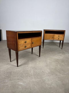Pair of Bedside Tables Attributed to Paolo Buffa -1950s