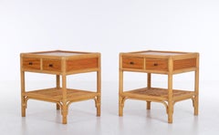 Pair of bedside tables by DUX, Sweden, 1970s