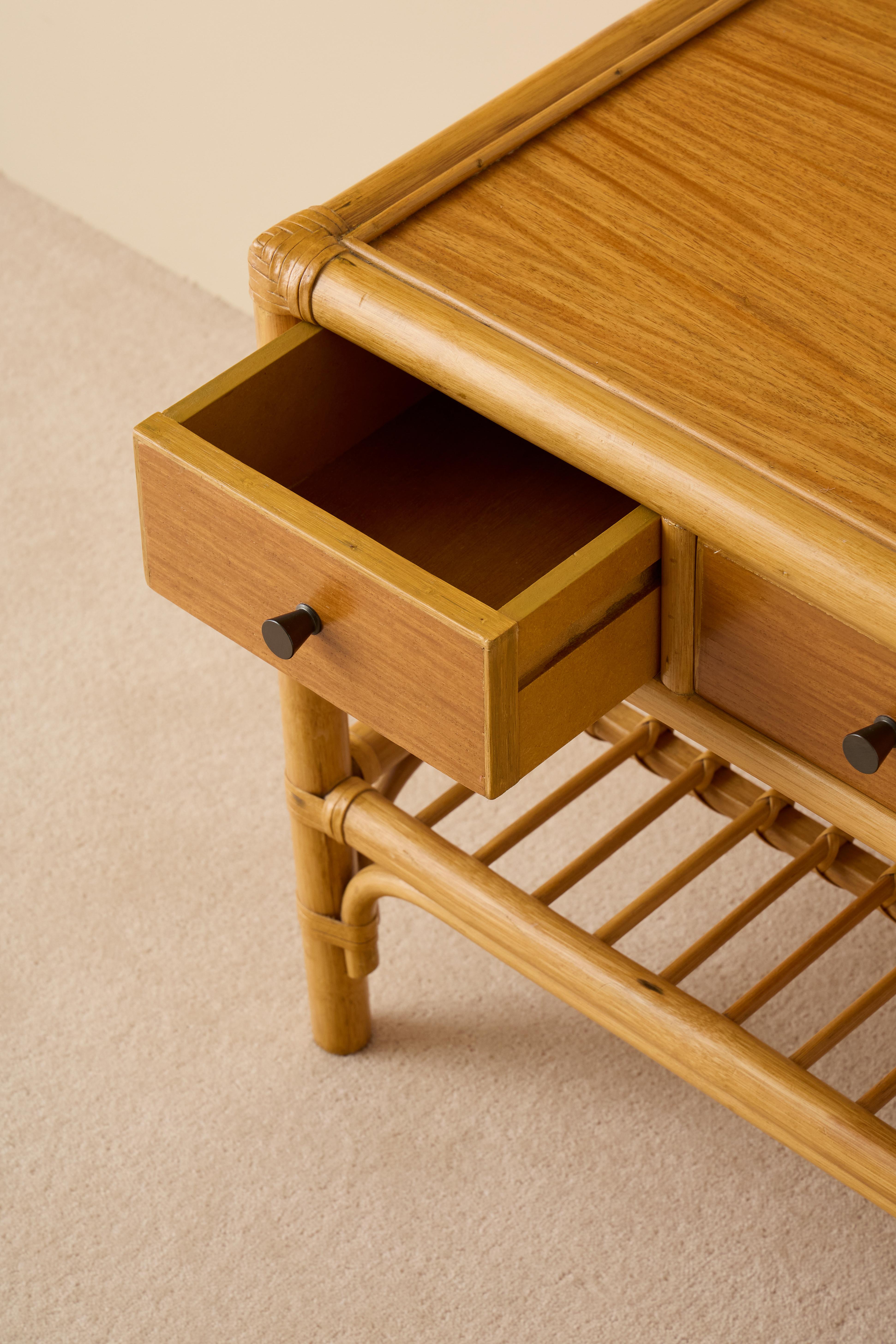 Swedish Pair of bedside tables by DUX, Sweden, 1970s For Sale