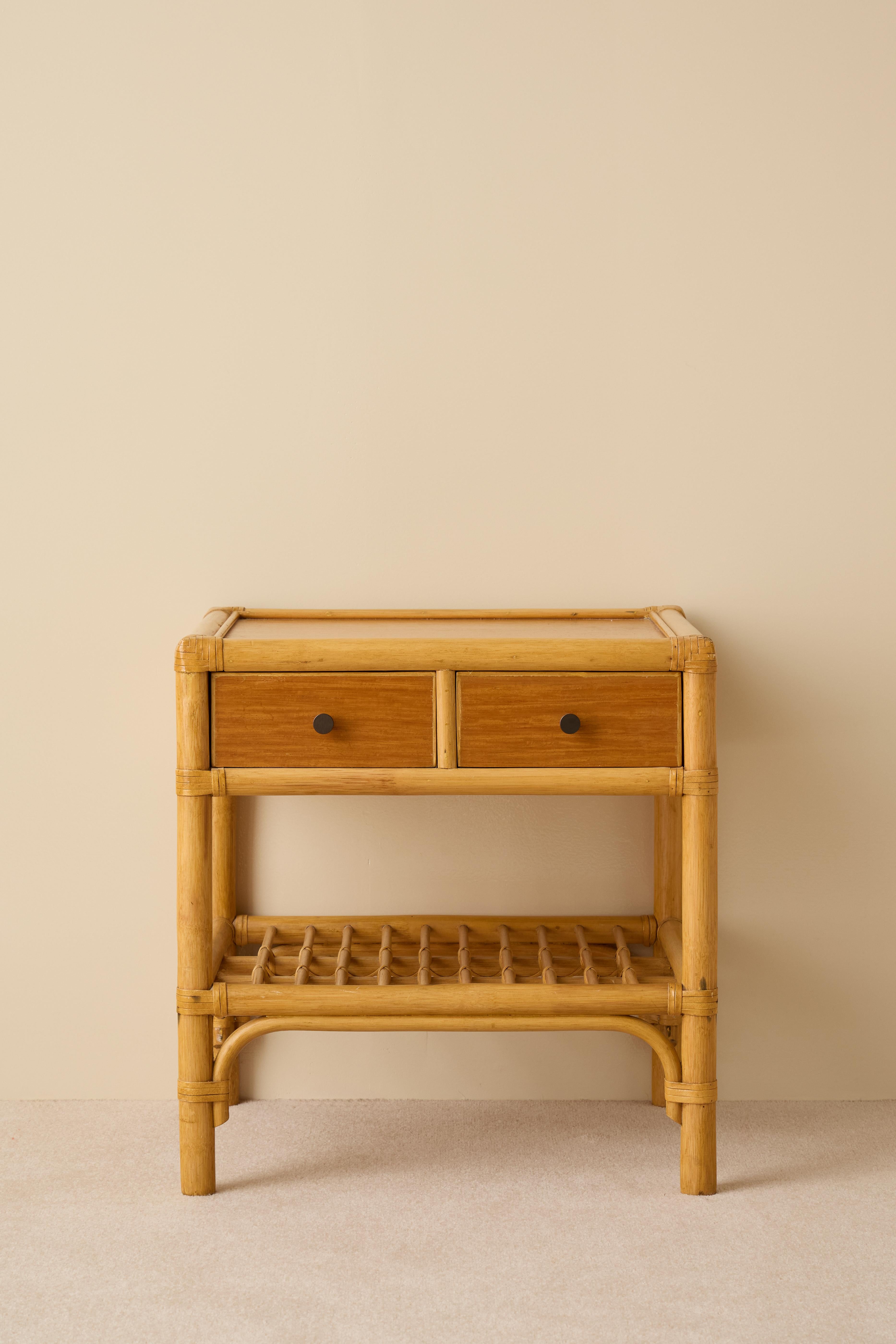 Pair of bedside tables by DUX, Sweden, 1970s In Good Condition For Sale In Stockholm, SE