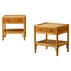 Pair of bedside tables by DUX, Sweden, 1970s