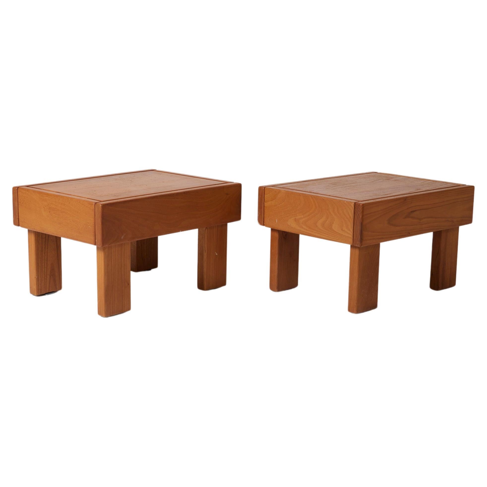 Pair of bedside tables by Maison Regain