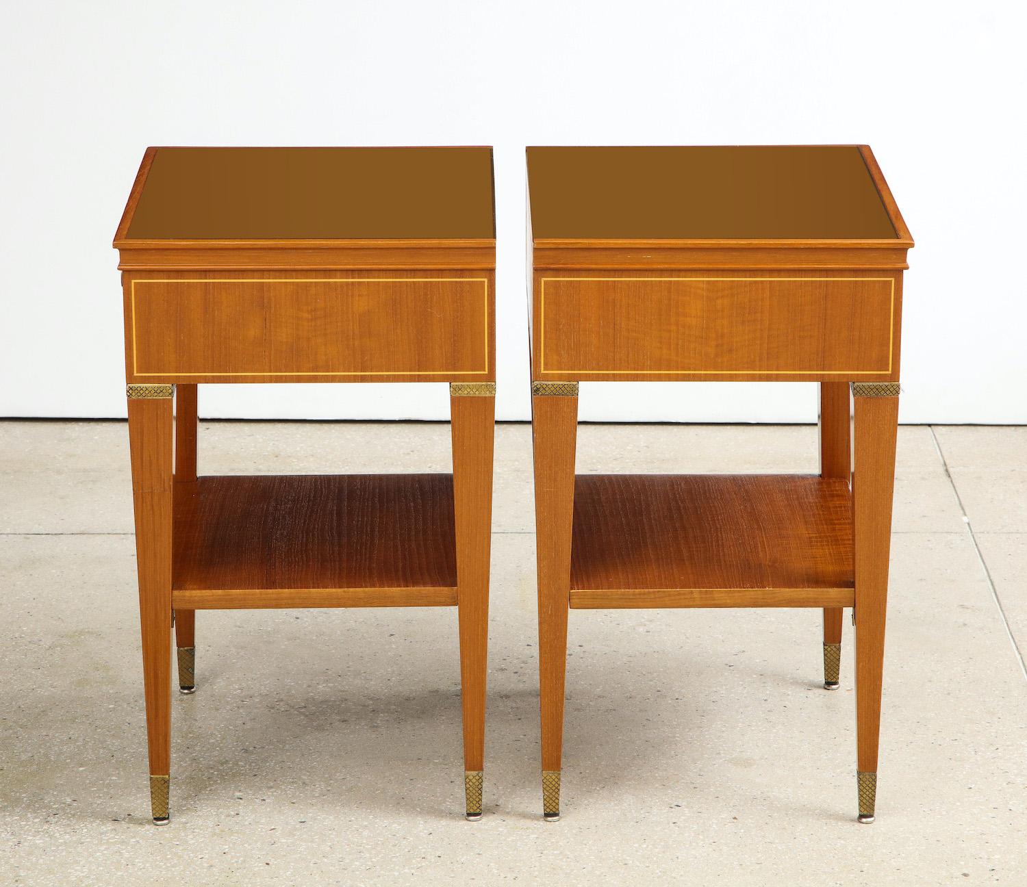 Mid-Century Modern Pair of Bedside Tables by Paolo Buffa