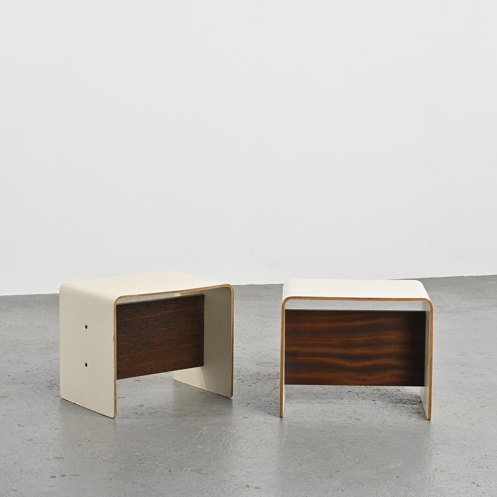 Pair of Bedside Tables by Pierre Guariche, circa 1968 For Sale 3