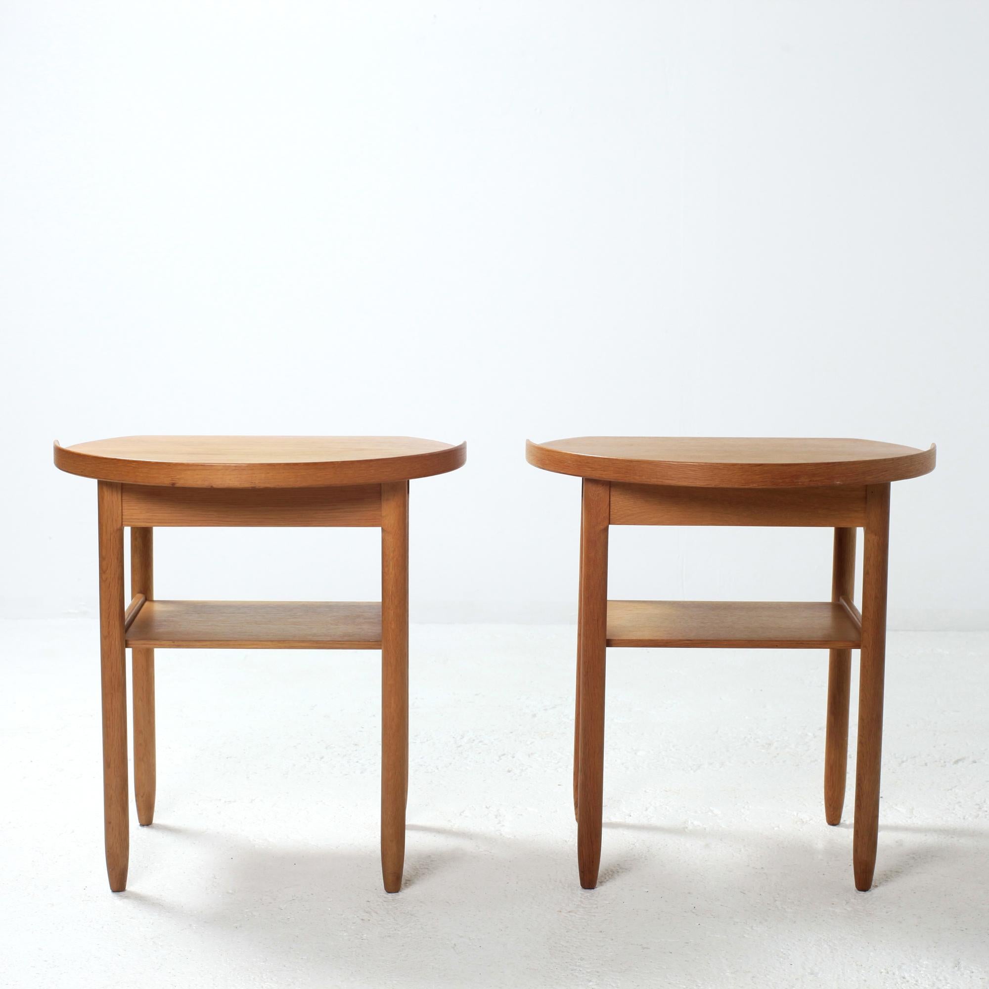 Mid-20th Century Pair of Bedside Tables by Sven Engström and Gunnar Myrstrand for Bodafors 1960's