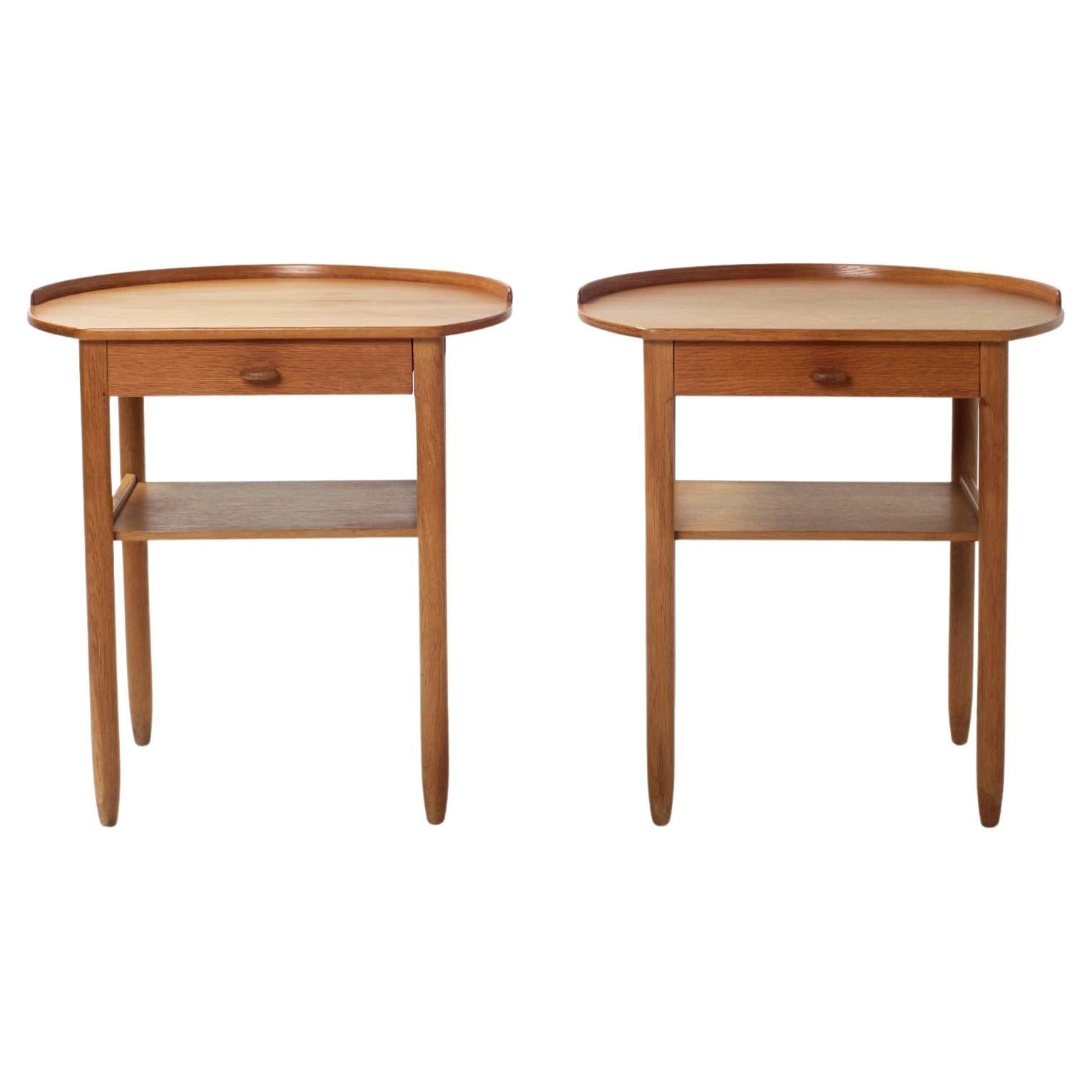 Pair of Bedside Tables by Sven Engström and Gunnar Myrstrand for Bodafors 1960's