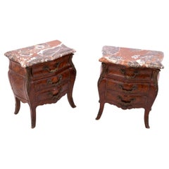 Pair of bedside tables/chests of drawers, France, circa 1920.