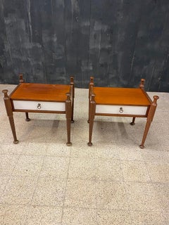two Bedside Tables, circa 1960
