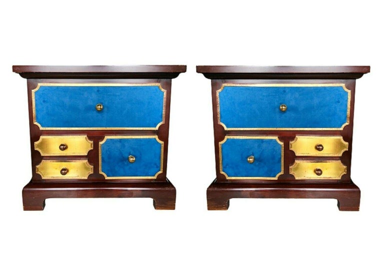 Pair of Bedside Tables Designed by Luciano Frigerio, 1960s For Sale 2