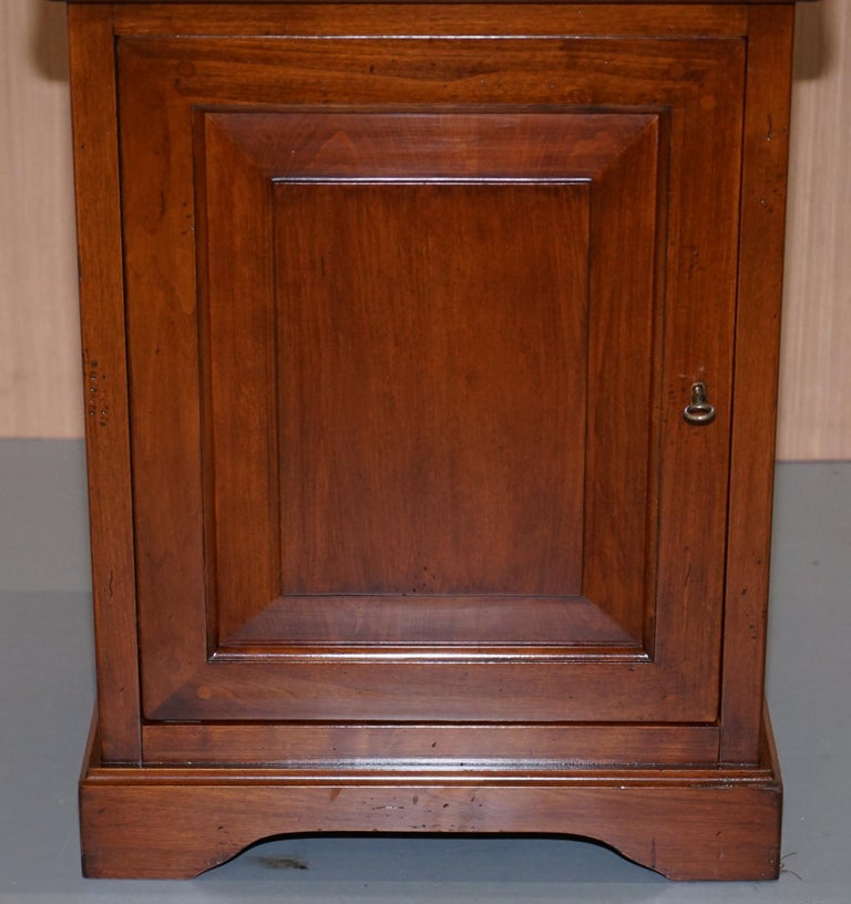 Pair of Bedside Tables Drawer Made in Italy by Consorzio Mobili