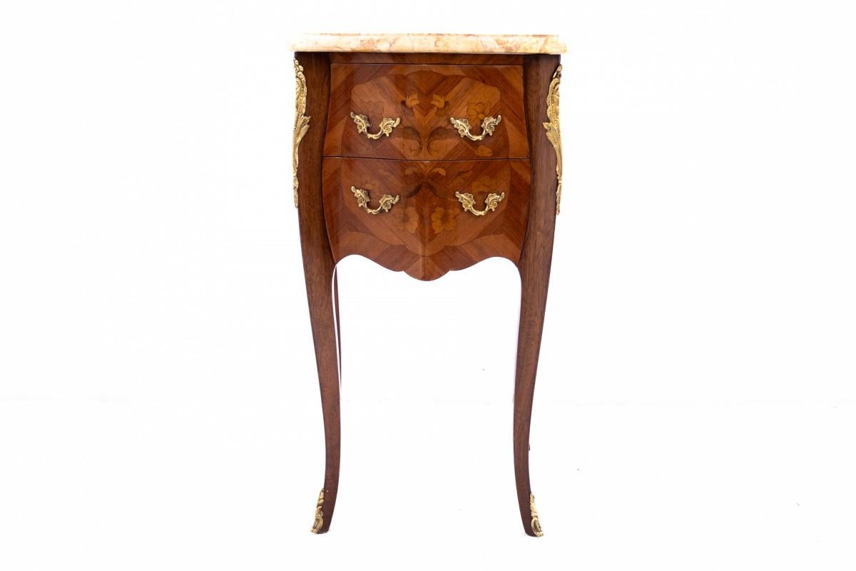 20th Century Pair of bedside tables, early 20th century, France. For Sale