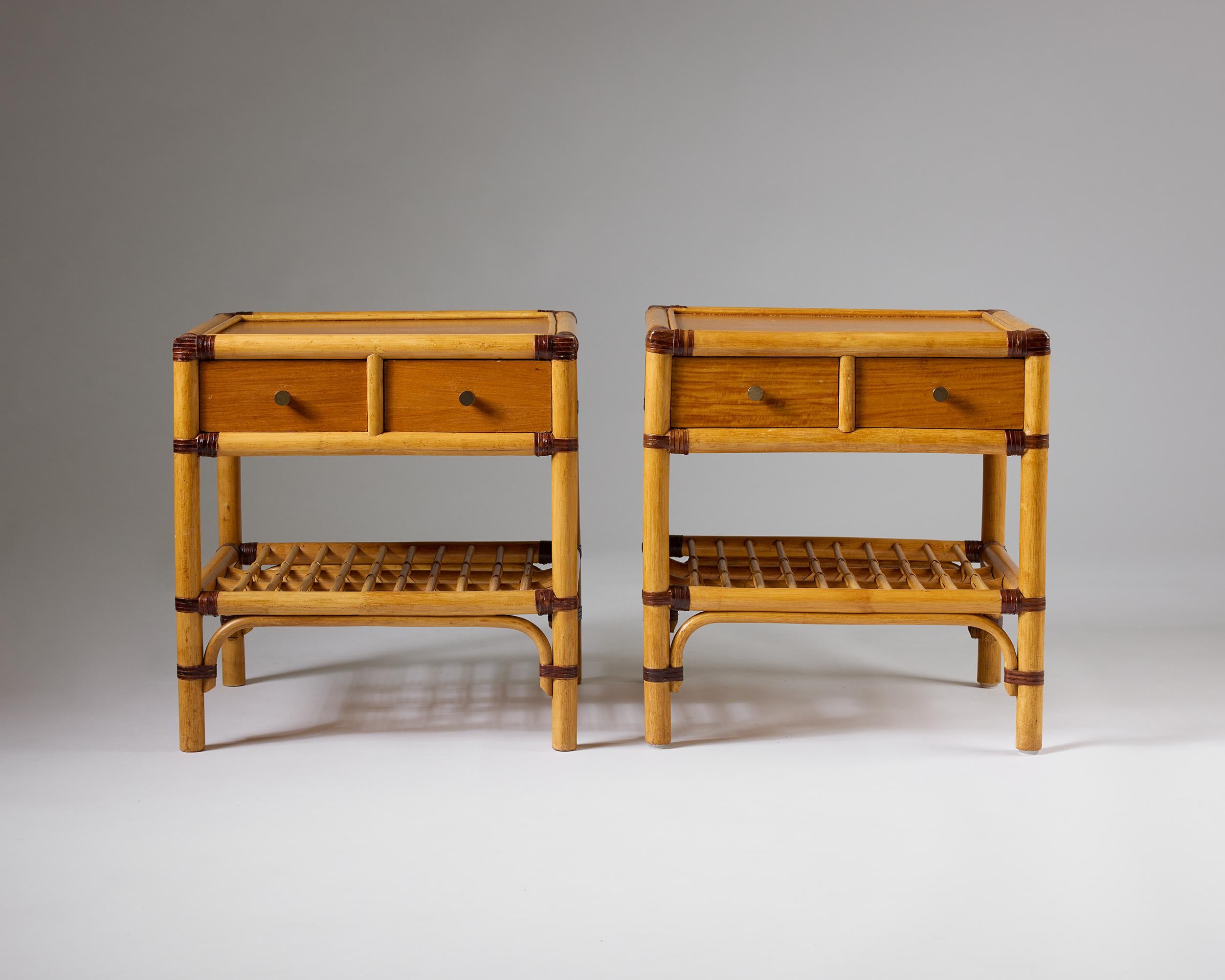 Paar Nachttische für DUX im Angebot 1