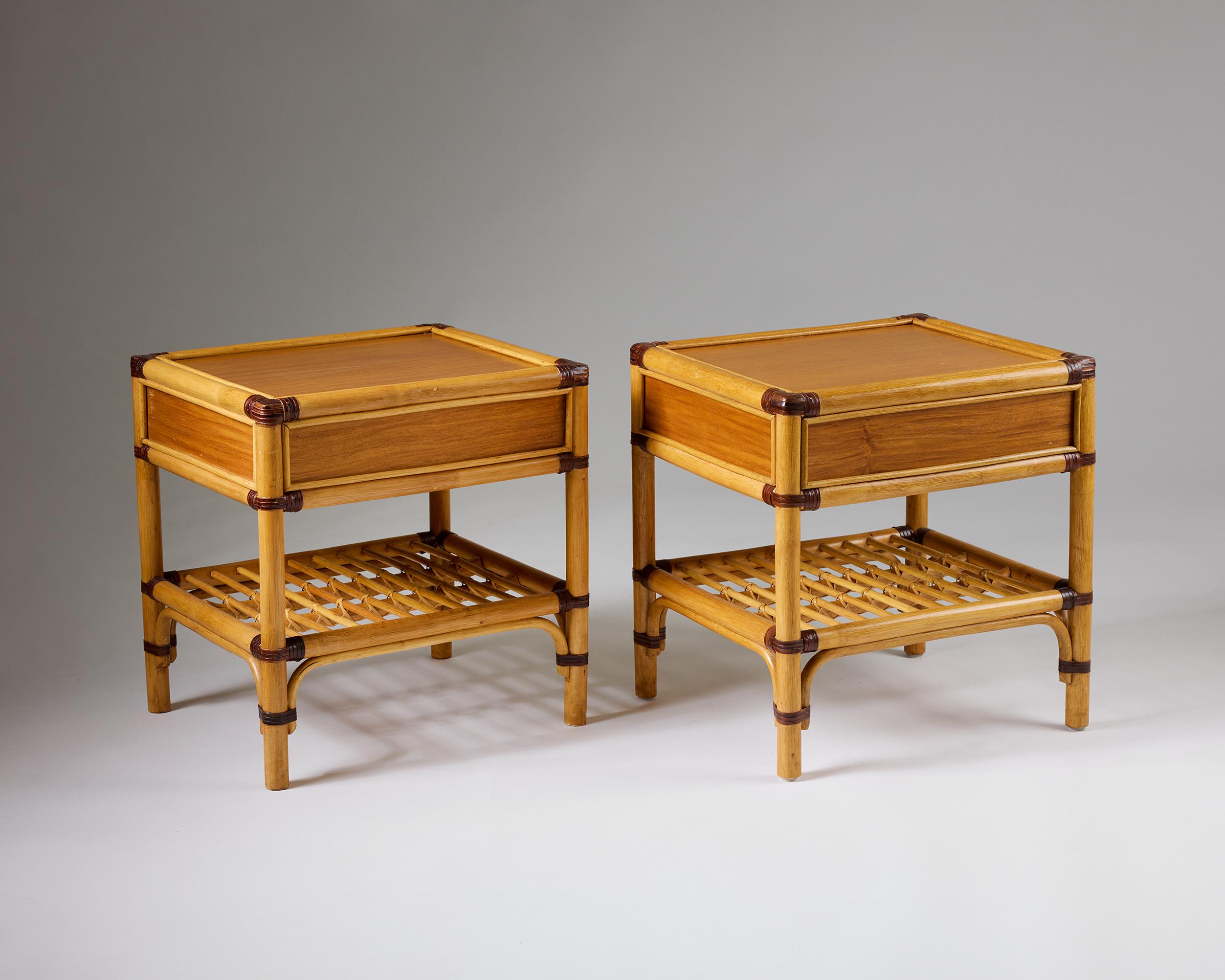 Paar Nachttische für DUX im Angebot 3