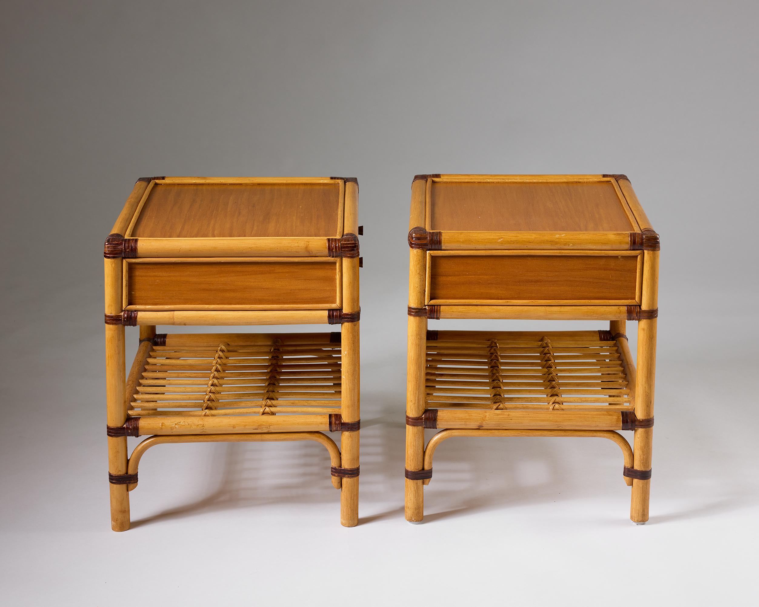 Paar Nachttische für DUX im Angebot 4