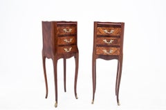 Pair of bedside tables, France, circa 1880.