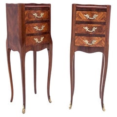 Pair of bedside tables, France, circa 1880.
