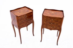 Pair of bedside tables, France, circa 1920.
