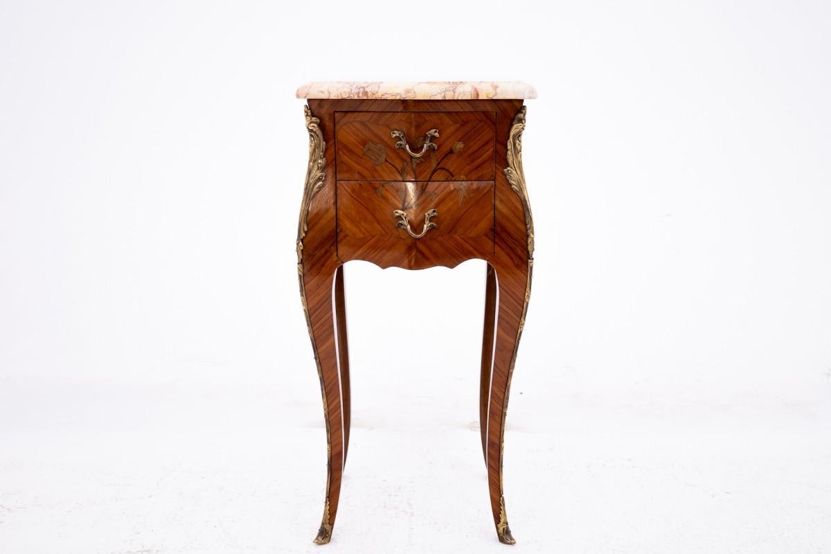 French Pair of bedside tables, France, circa 1920. For Sale