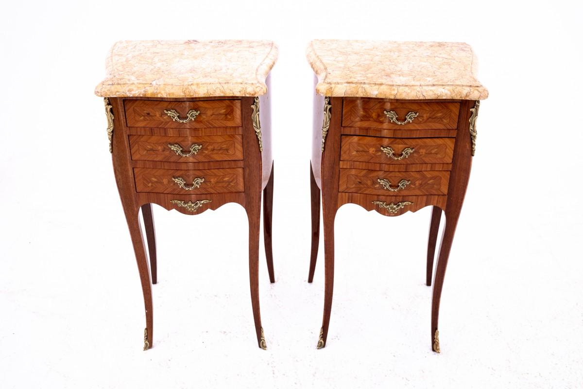 Louis Philippe Pair of bedside tables, France, early 20th century. For Sale