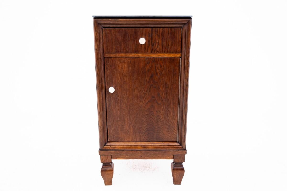 Mid-20th Century Pair of bedside tables from the early 20th century, Poland. For Sale