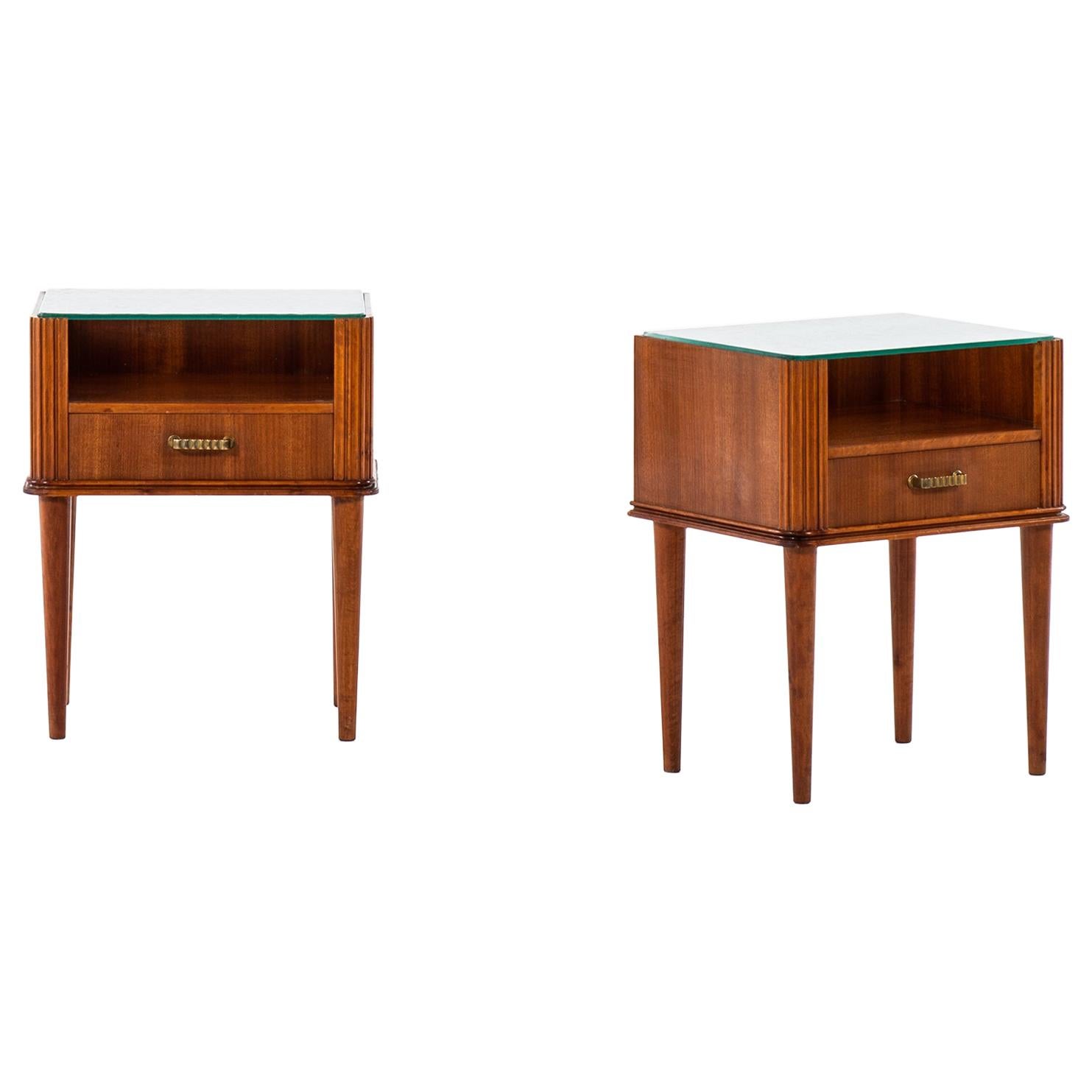 Pair of Bedside Tables in the Manner of Axel Larsson