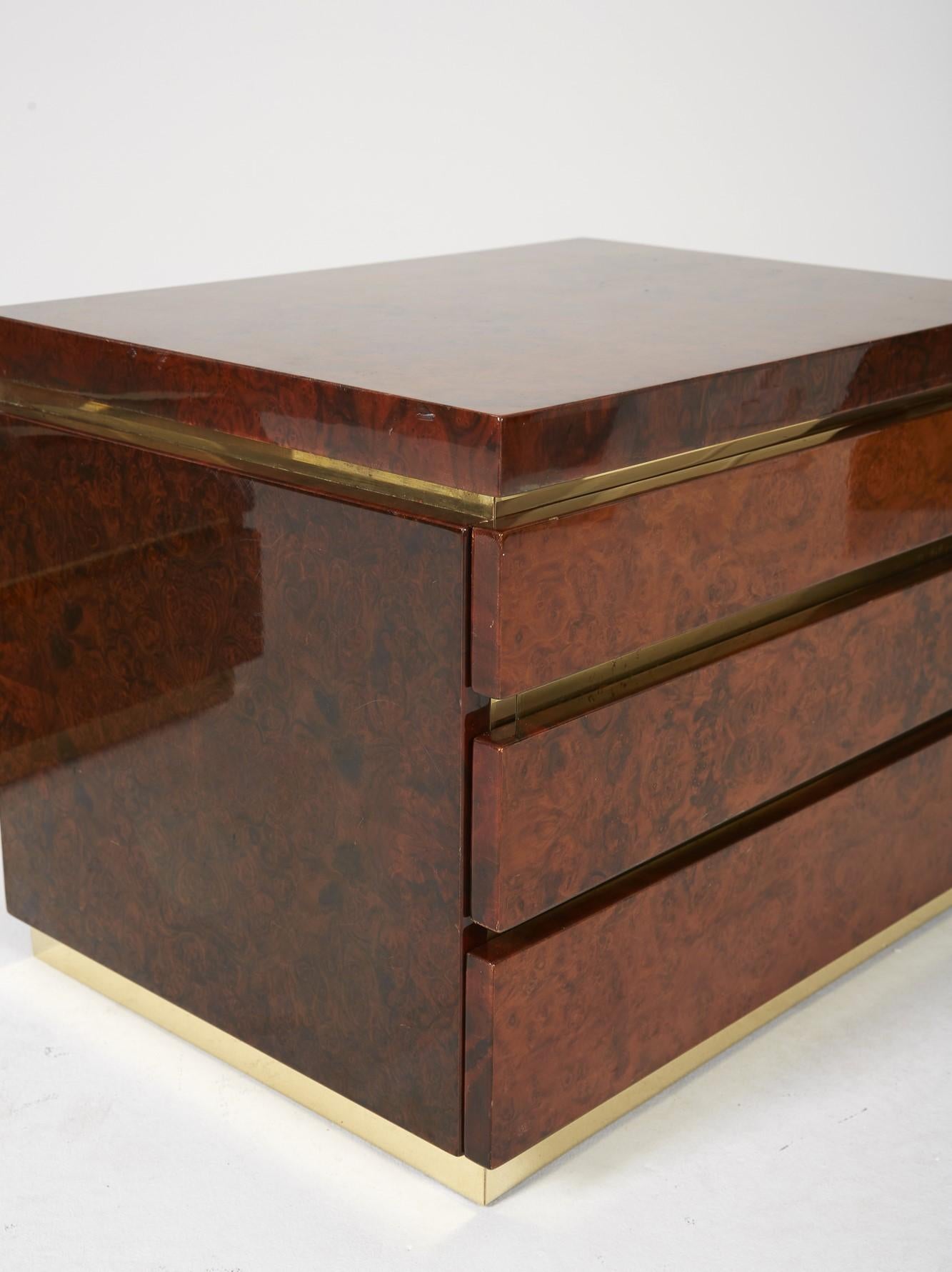 Pair of Bedside Tables Jean Claude Mahey, 1970s  3