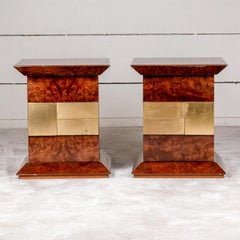 Pair of bedside tables - Luciano Frigerio 1970