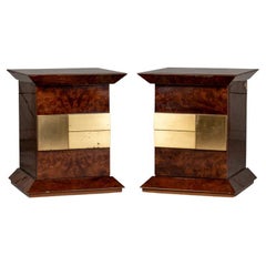 Pair of bedside tables - Luciano Frigerio 1970