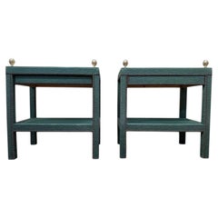 Pair of bedside tables or sofa ends 1970