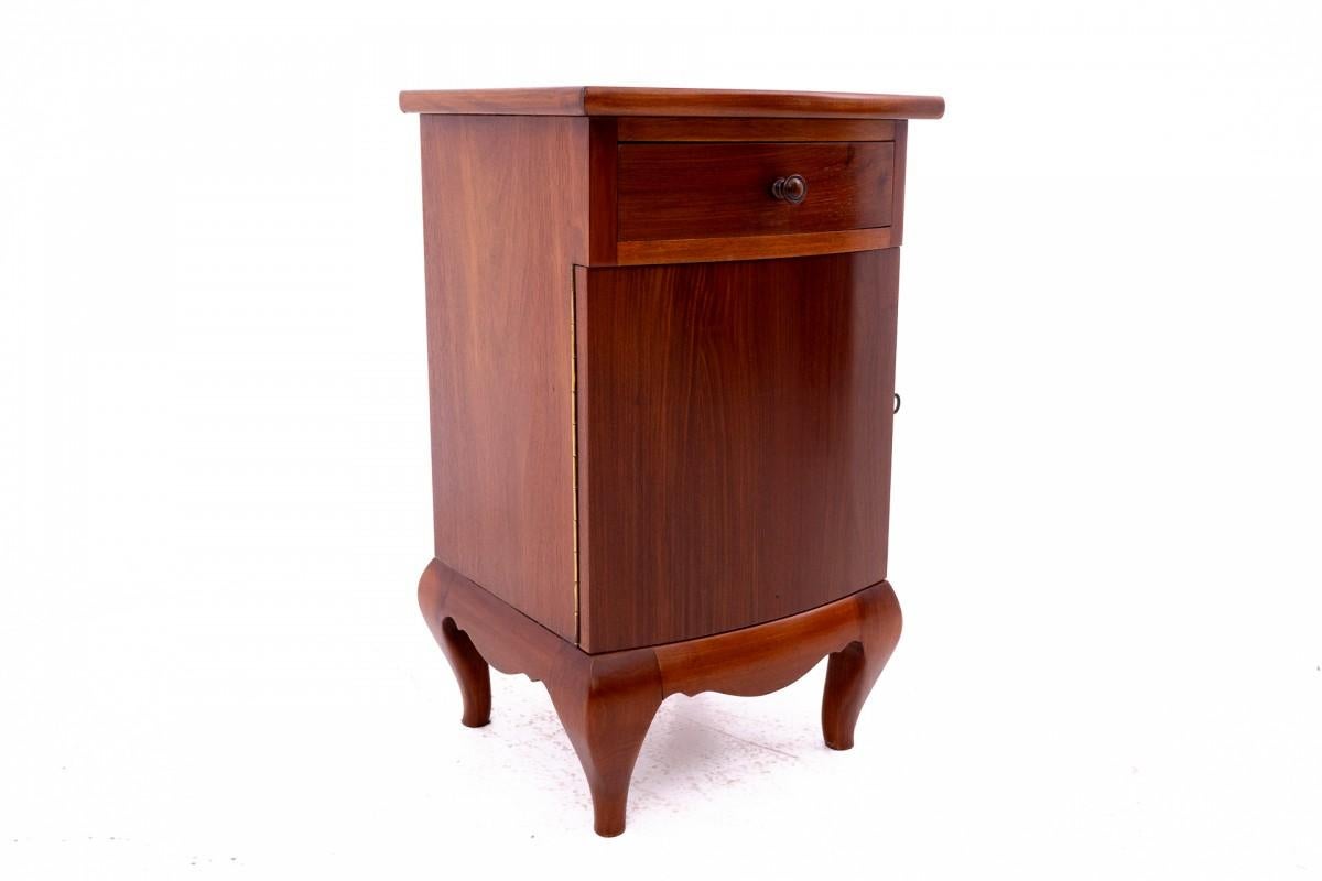 Pair of bedside tables, Poland, 1940s. For Sale 1