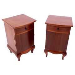Pair of bedside tables, Poland, 1940s.