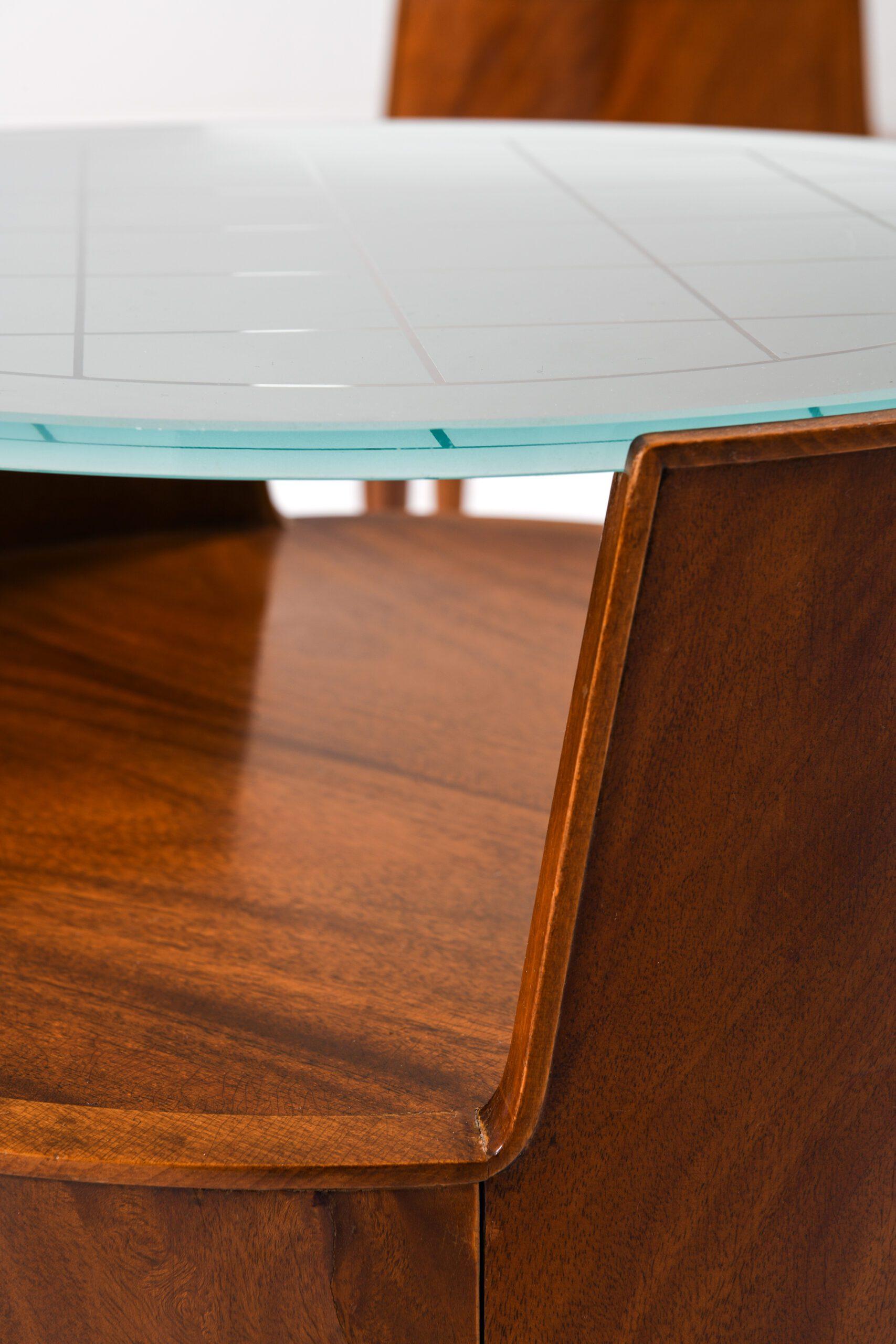 Mid-20th Century Pair of Bedside Tables / Side Tables in Mahogany by Axel Larsson, 1940s For Sale