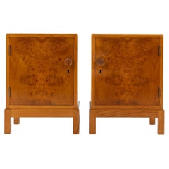 Pair of bedsides by unknown maker.
