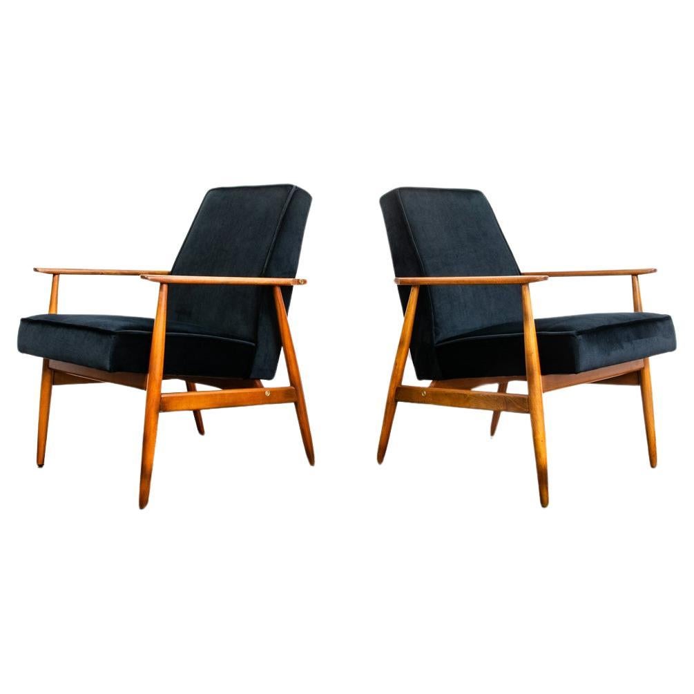 Pair Of Mid Century Armchairs Type 300-190 by H.Lis, 1960's