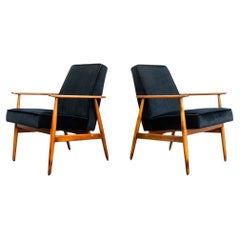 Pair Of Mid Century Armchairs by H.Lis, 1960's