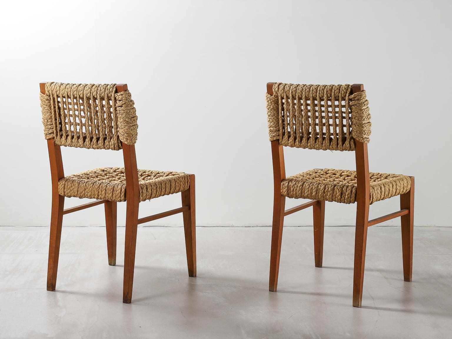 rope weave dining chair