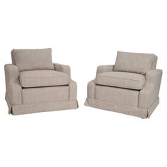Pareja de sillones beige, años 60