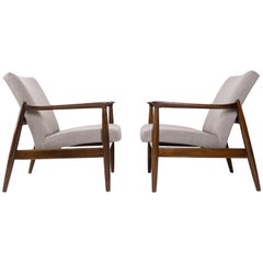 Pareja de sillones beige, Edmund Homa, años 60
