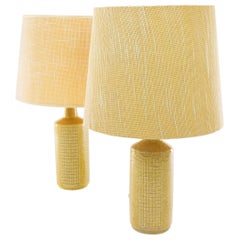 Retro Pair of Beige DL/30 Table Lamps by Linnemann-Schmidt for Palshus, 1960s